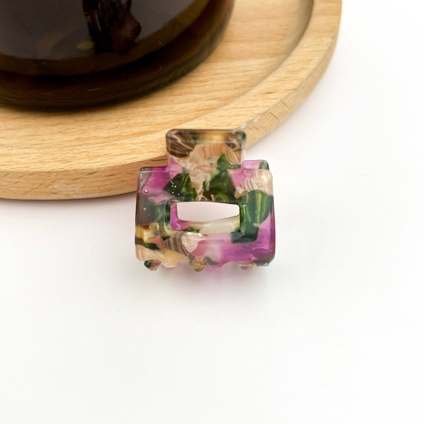 0.9'' Mini Square Hair Claw Clip
