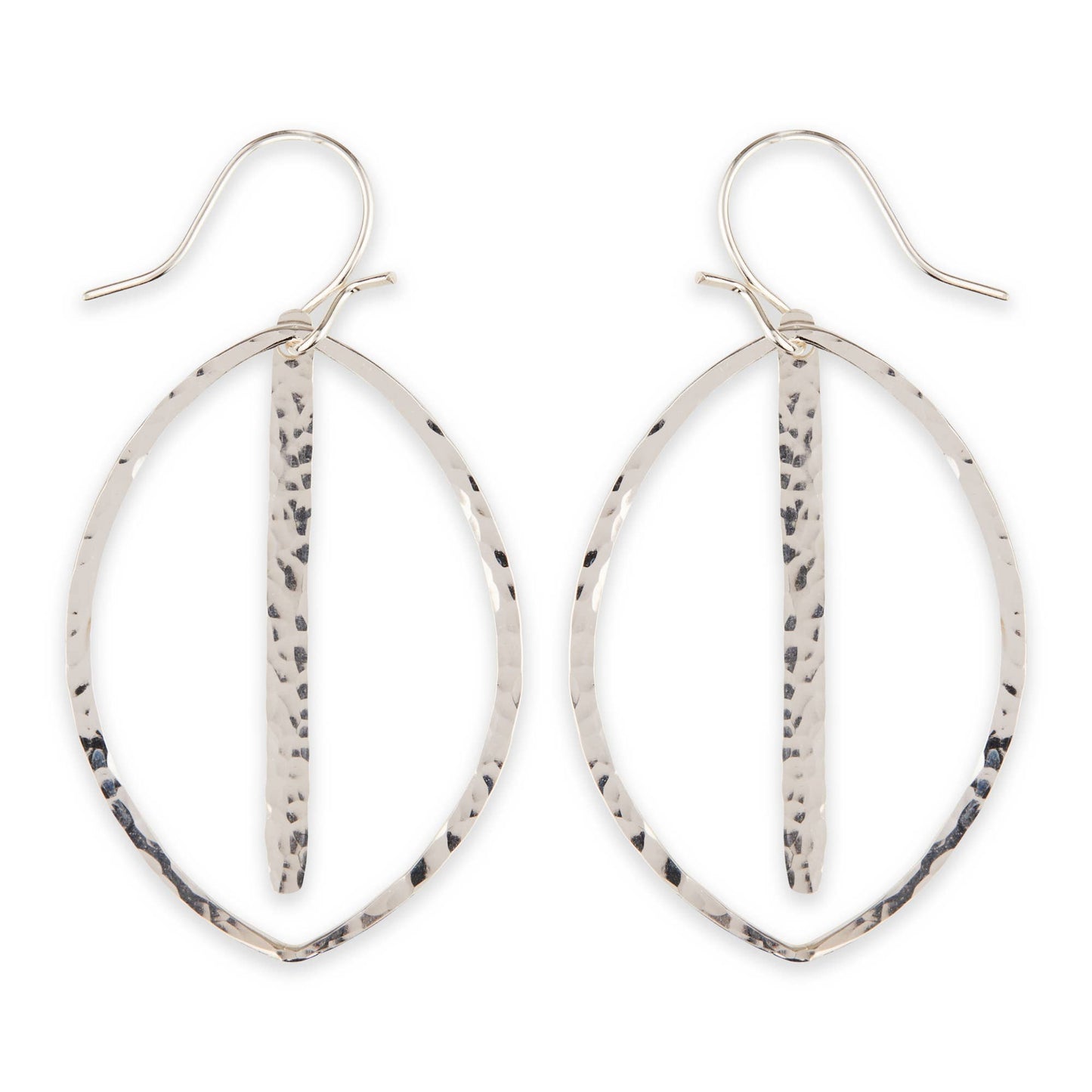 Divided Cat Eye Dangle Earring