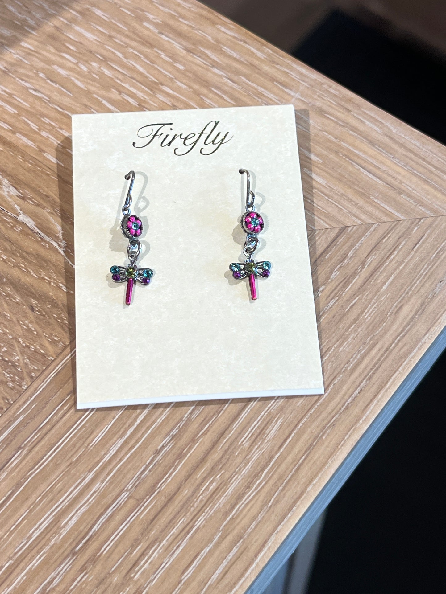 596 Mini Dragonfly earring