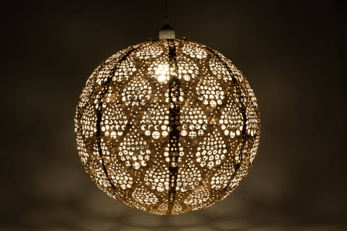 Stella Nova Outdoor Pendent Light - Dewdrop 18" Bronze