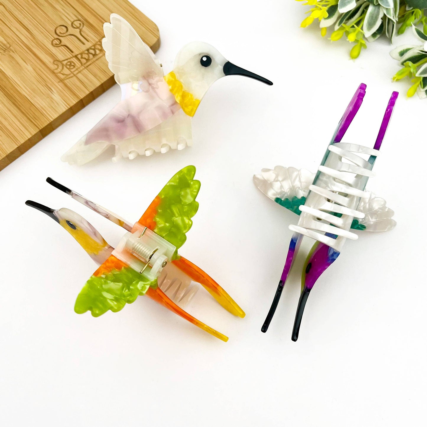 Hummingbird Hair Claw Bird Hair Clip