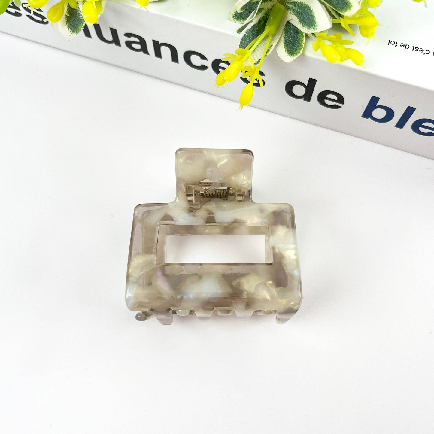 Square Acetate Hair Clip, Spring and Autumn Claw Clip
