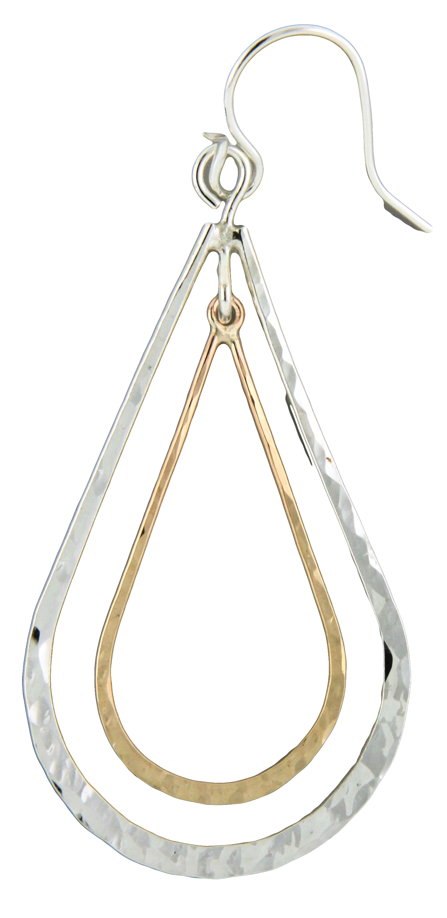 Double Teardrop Dangle Earring