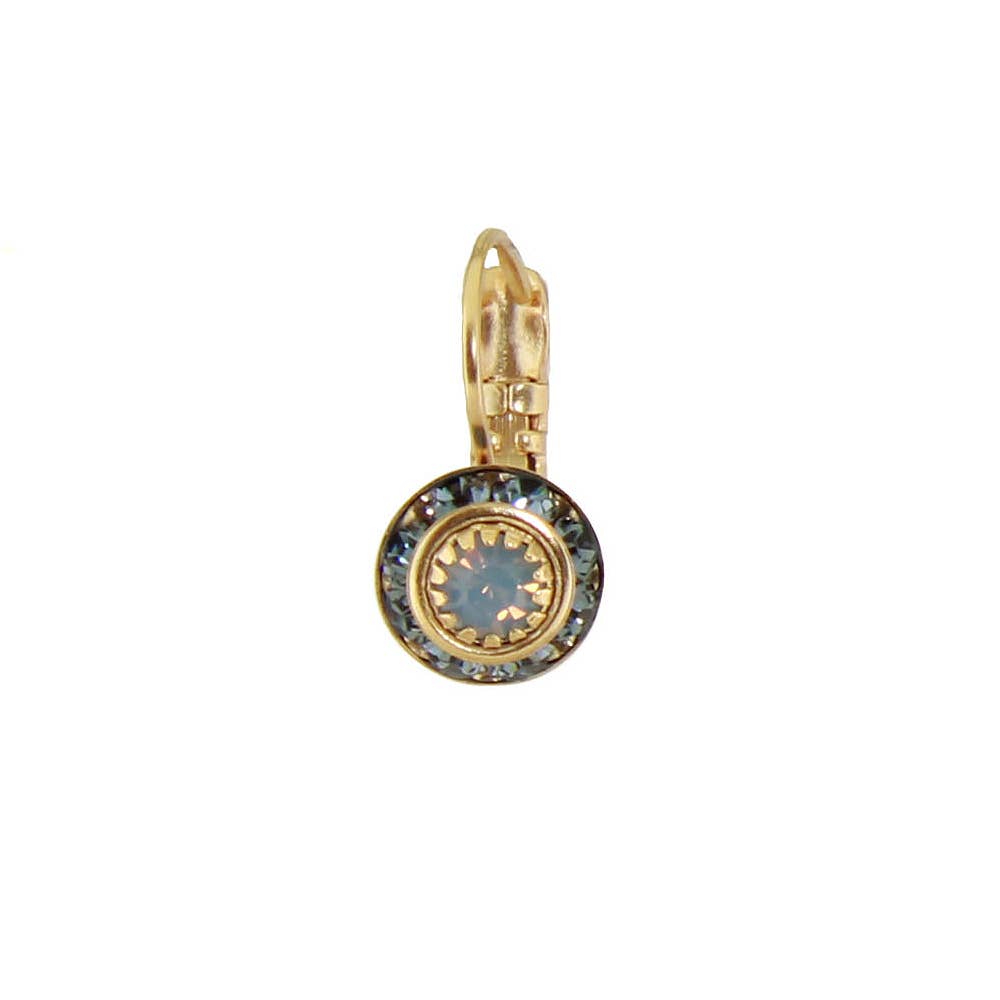 Gold Austrian Crystal Disc