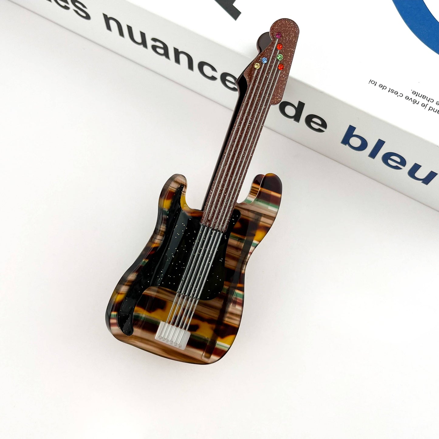 Electric Guitar Claw Clip, Musical Instrument Hair Clip