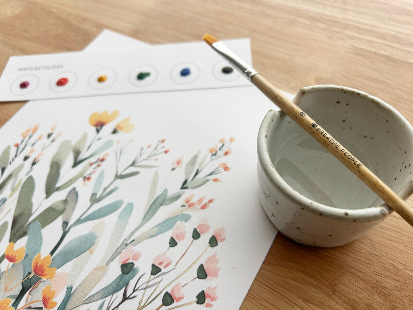 All-In-One Watercolor Paint Set - Desert Bloom DIY Craft