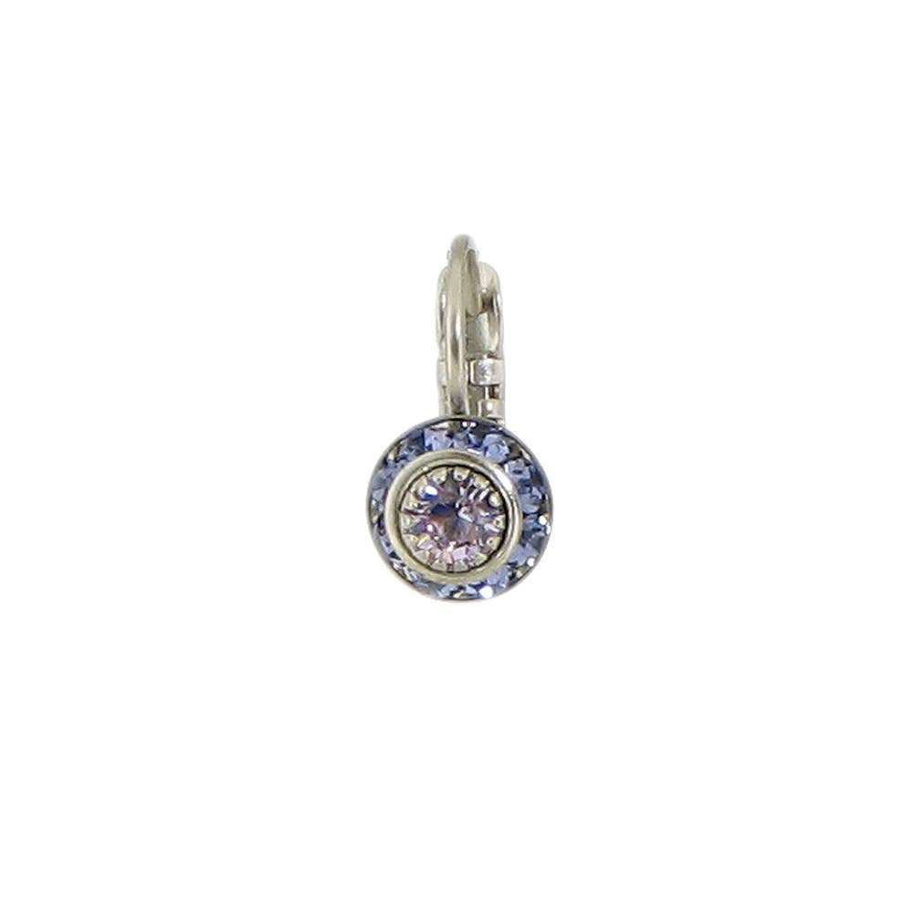 Crystal Disc Earring