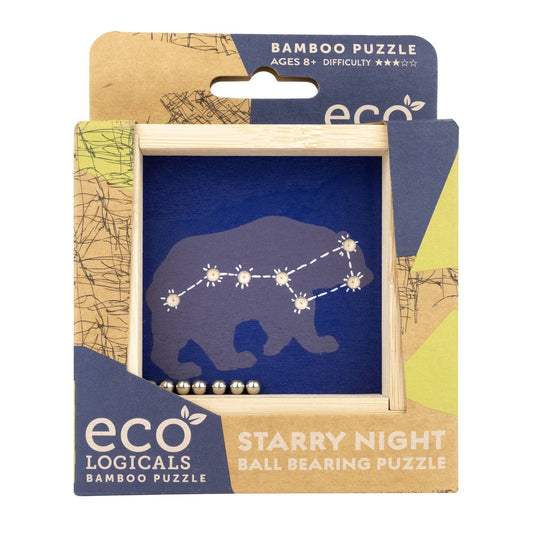 Ecologicals Starry Night Ball Bearing Bamboo Brainteaser