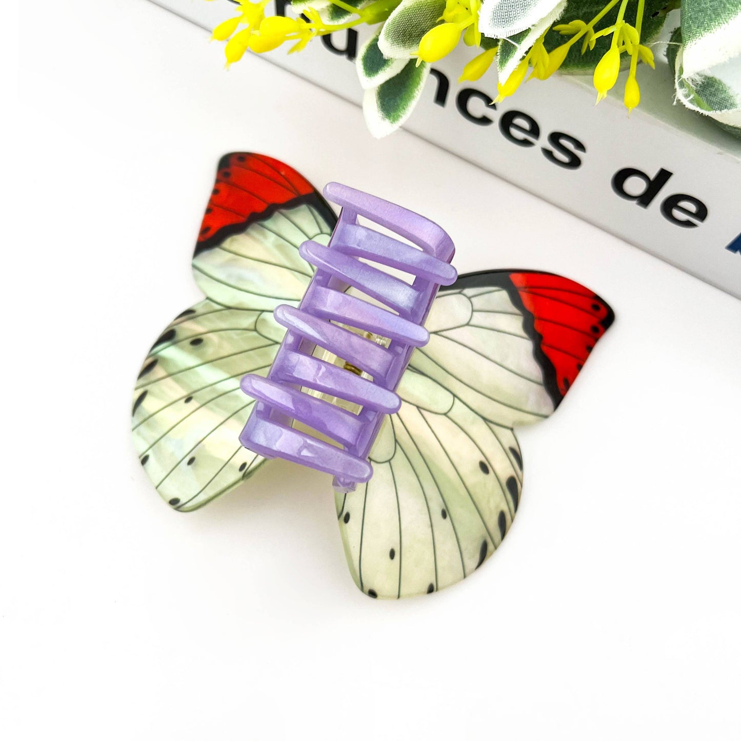 Acetate Large Butterfly Hair Clip