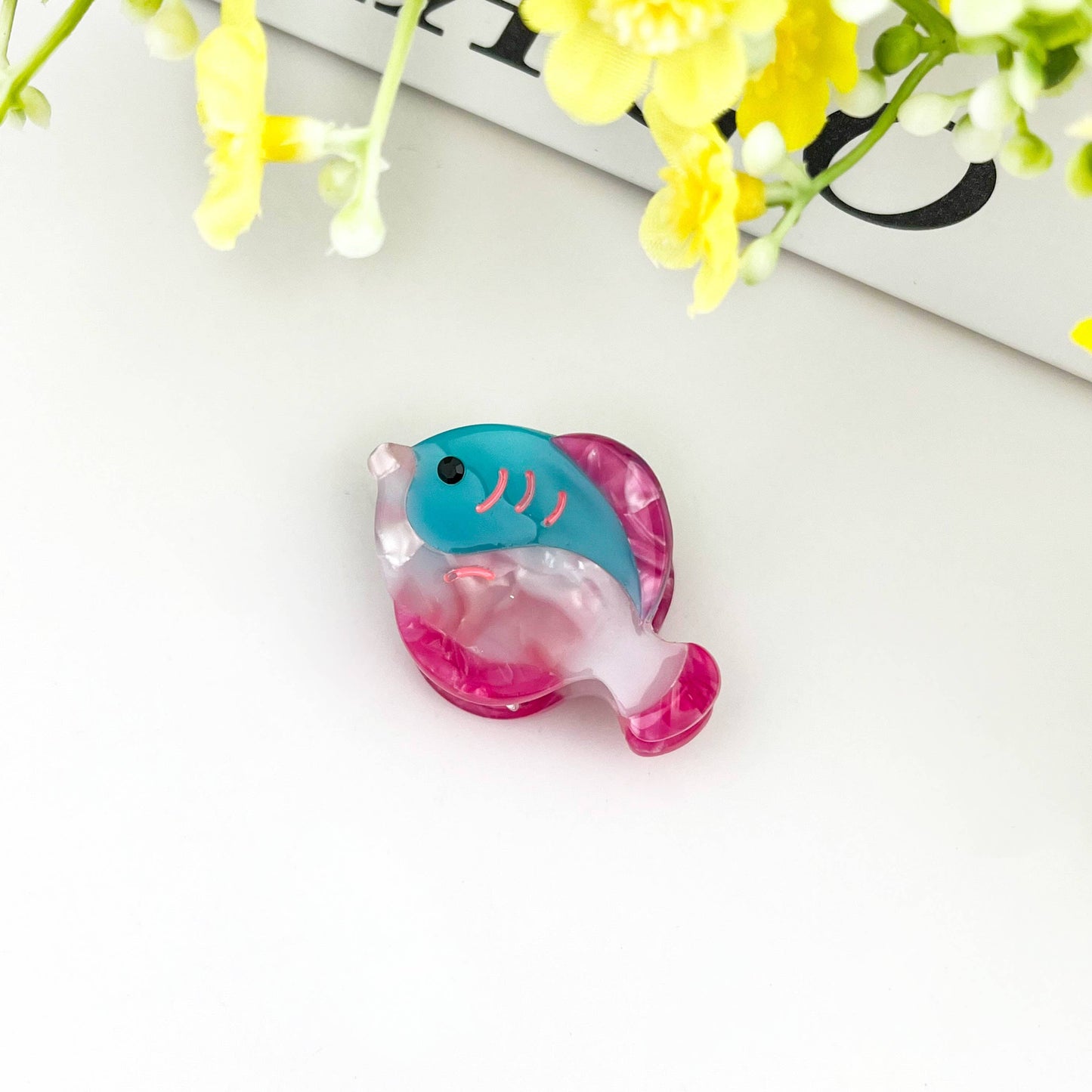 Ocean Fish/Whale Mini Claw Hair Clip