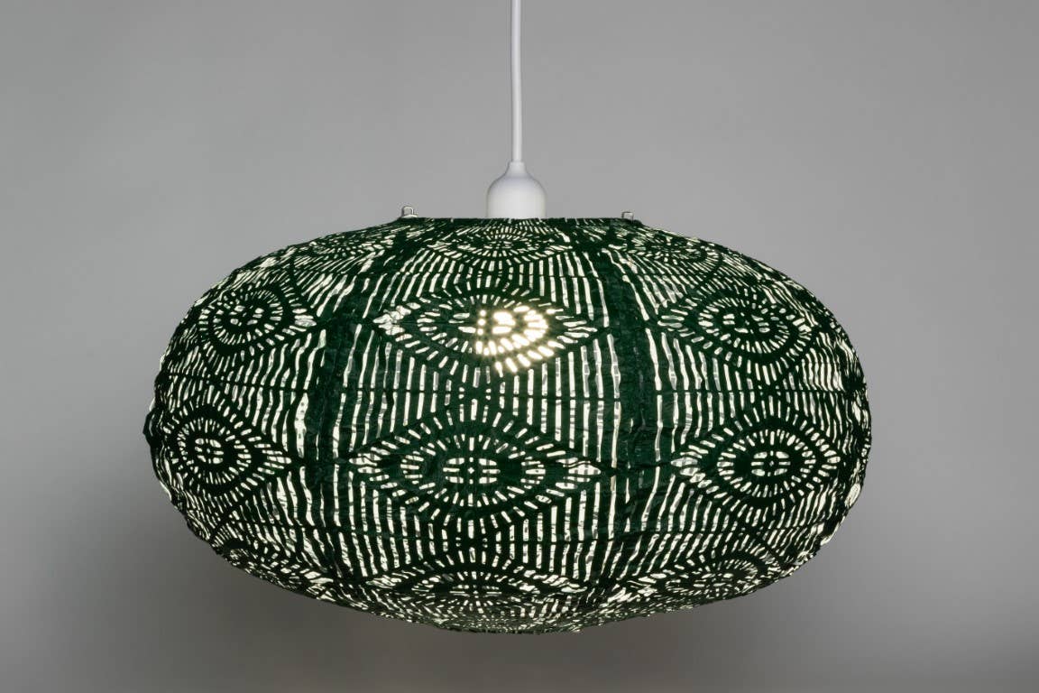 Stella Nova Outdoor Pendent Light - Starbeam 20" Evergreen