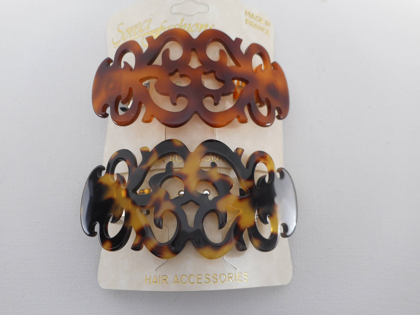 Open Filigree barrette
