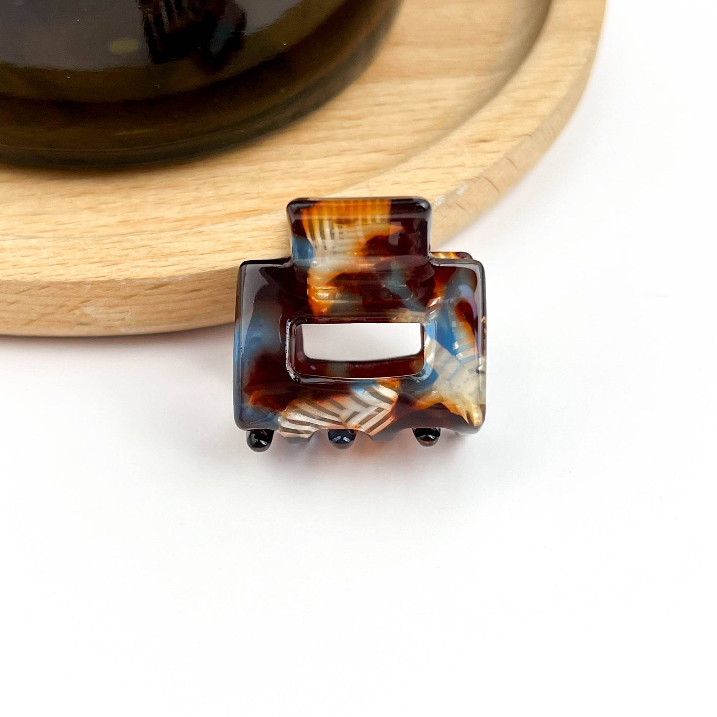0.9'' Mini Square Hair Claw Clip