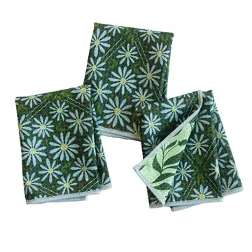 Set of 3 Mini Towel Reversible