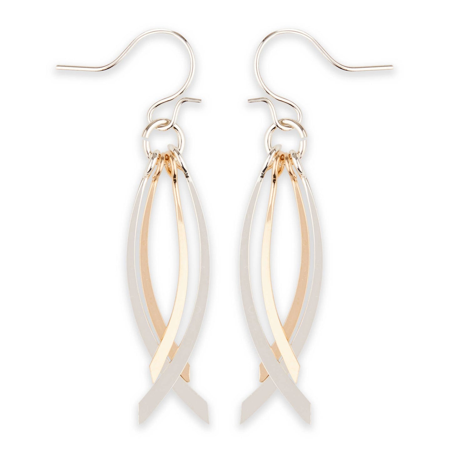 Criss Cross Dangle Earring