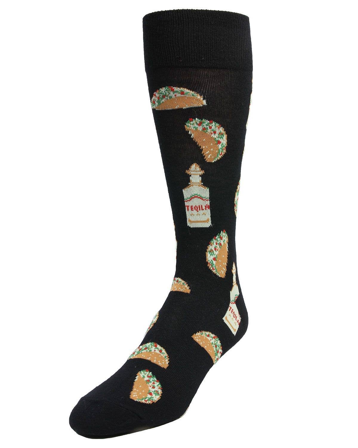 MeMoi Mens Taco Tuesday Socks
