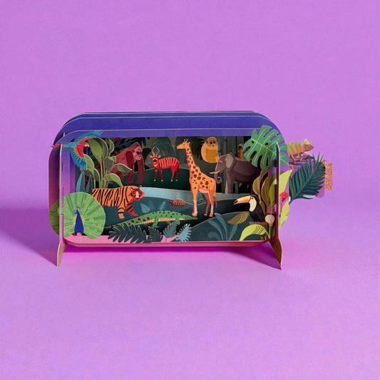 Forest Message in Bottle Card