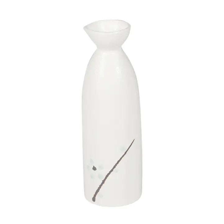 Single Flower Sake Bottle 7"