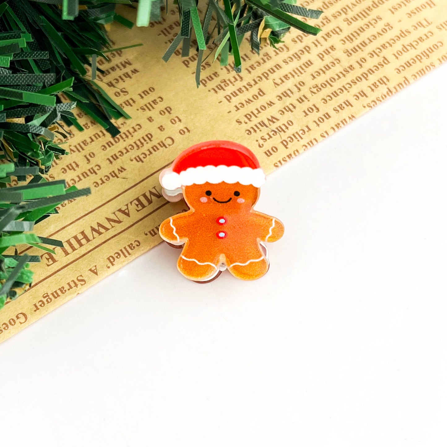 Christmas Glitter Mini Hair Claw Clip