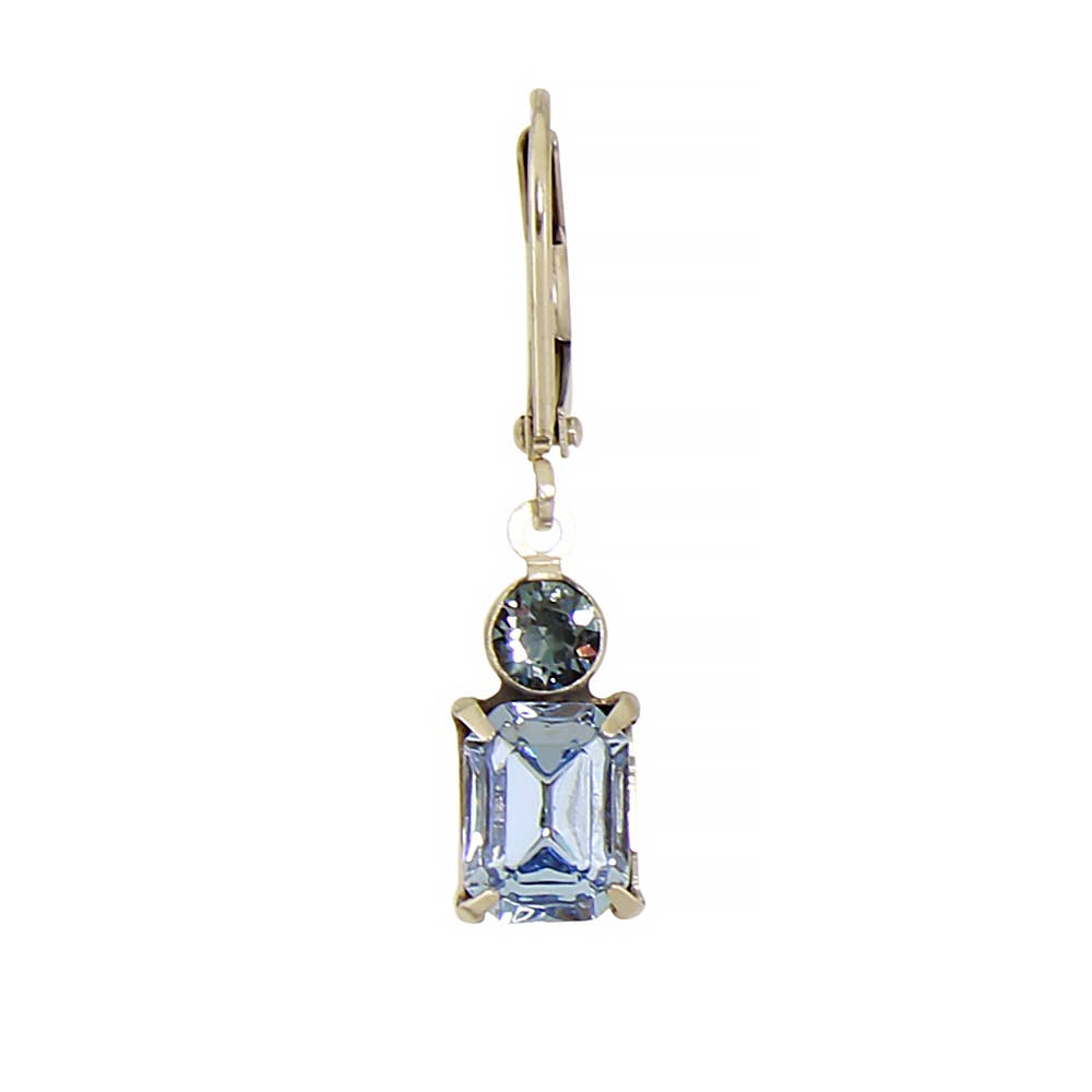 Crystal Rectangle Earring