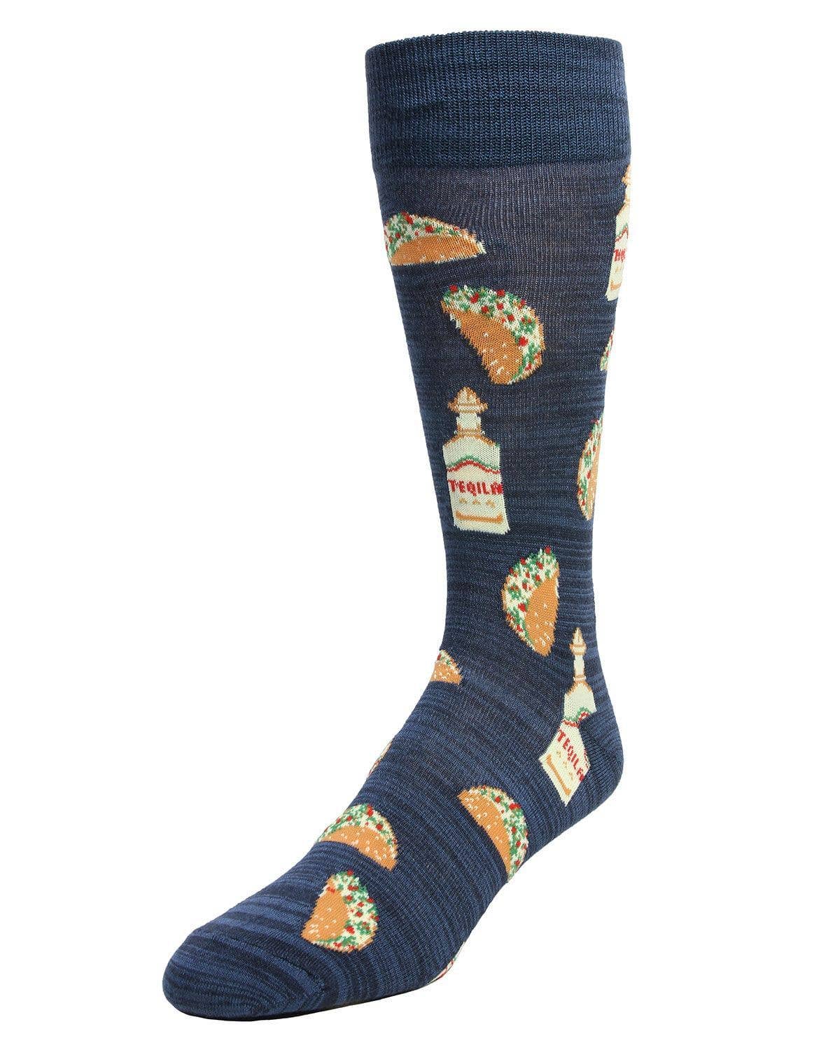 MeMoi Mens Taco Tuesday Socks