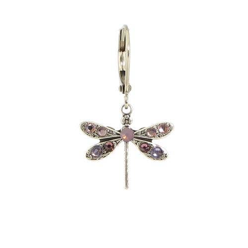 Crystal Dragonfly Earring