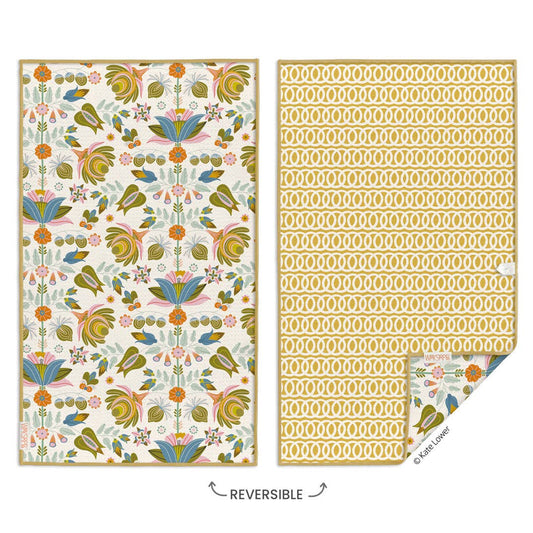 Cottage Floral Microfiber Kitchen Towel