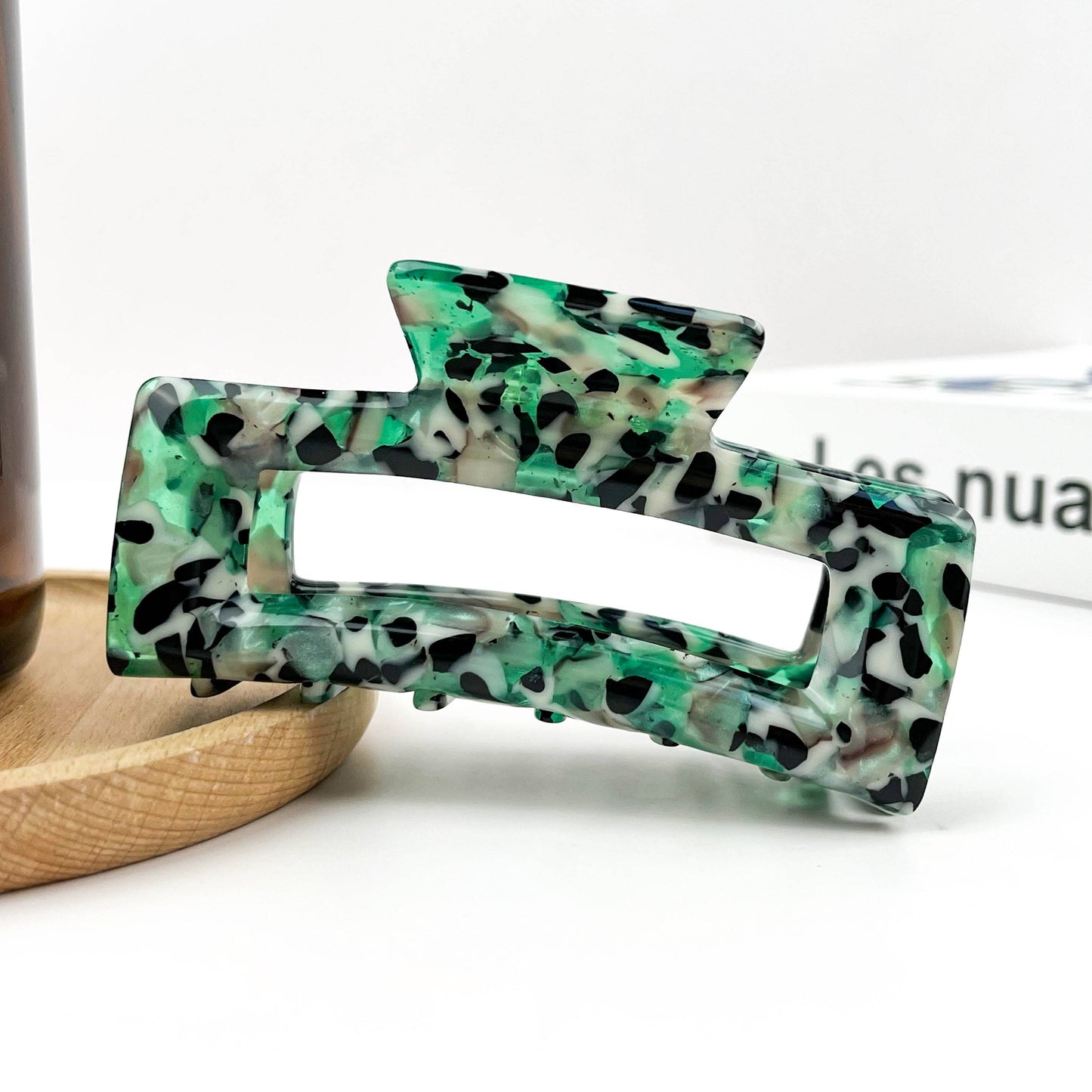 Rectangular Acetate Hair Claw