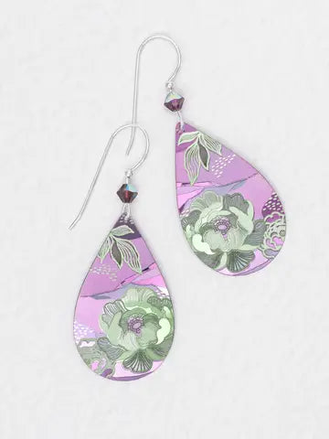 Lg. Teardrop w/bead Earring