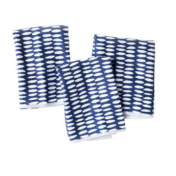 Set of 3 Mini Towel Reversible
