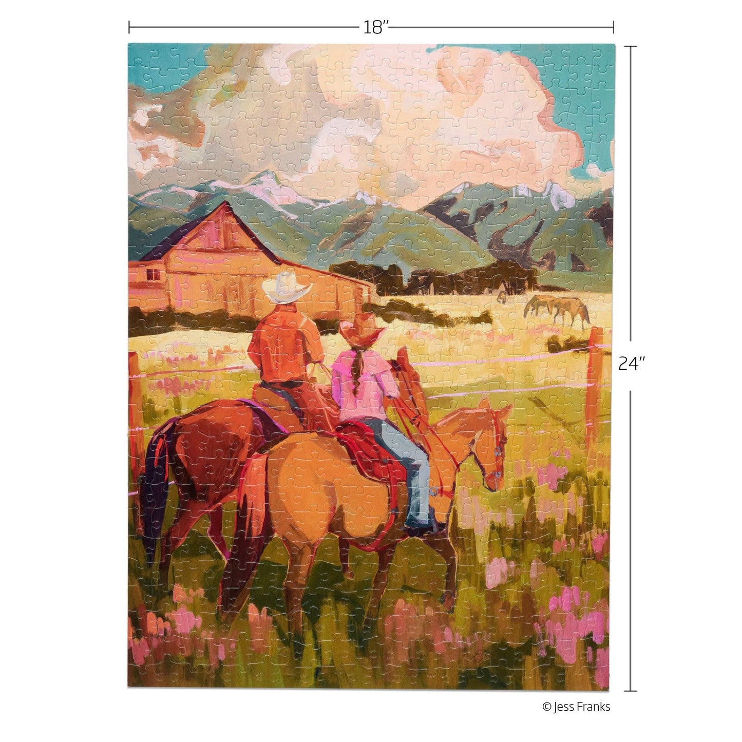 Saddle Up 500 Piece Puzzle Gift for Horse Lover