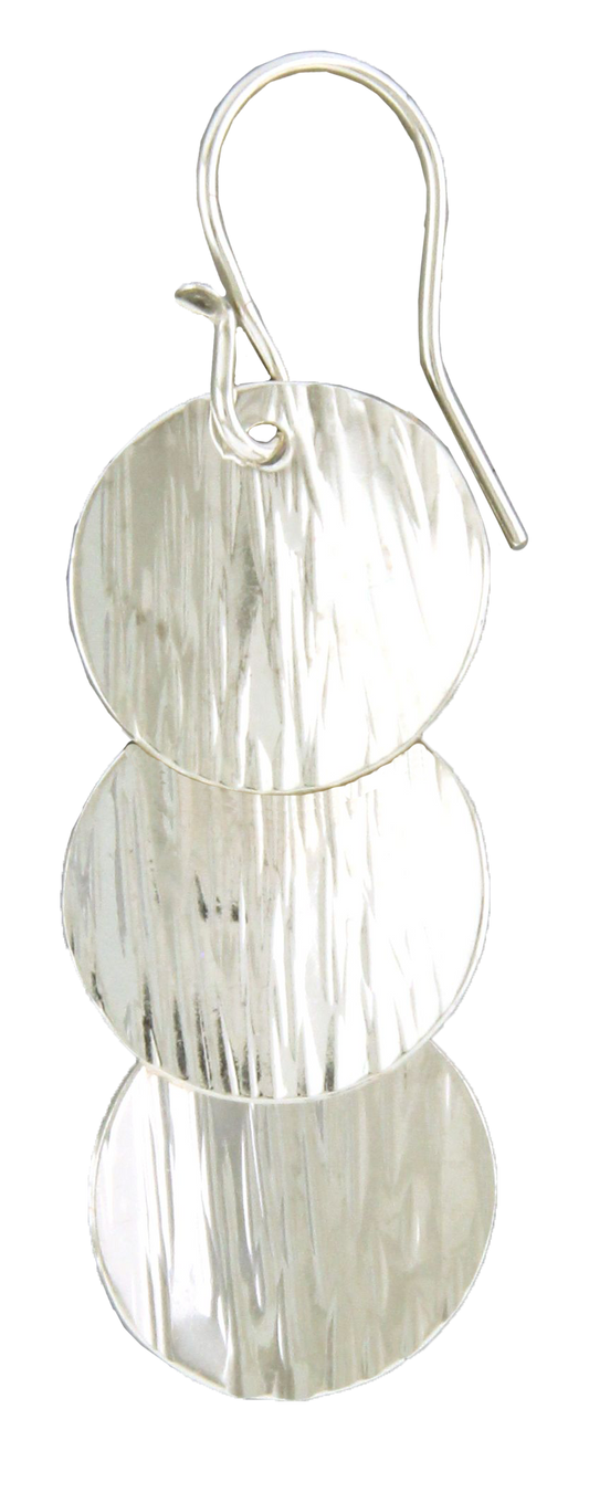 Silver Cascade Earring