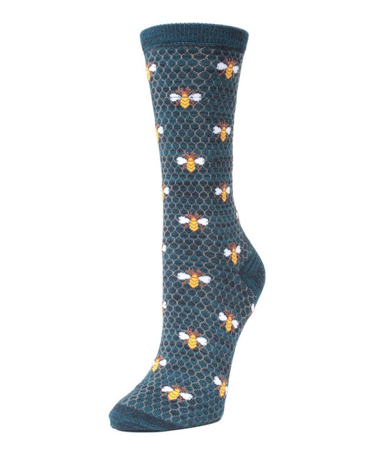 Honey Bee Crew Socks