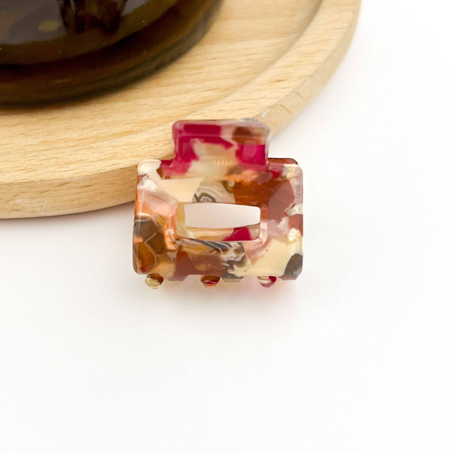 0.9'' Mini Square Hair Claw Clip