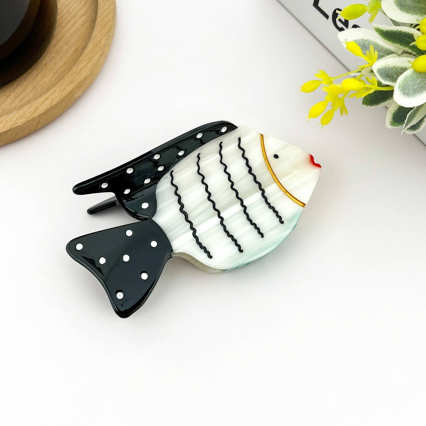 Cute Fish Acetate Hair Claw Clip, Ocean Hair Accessory