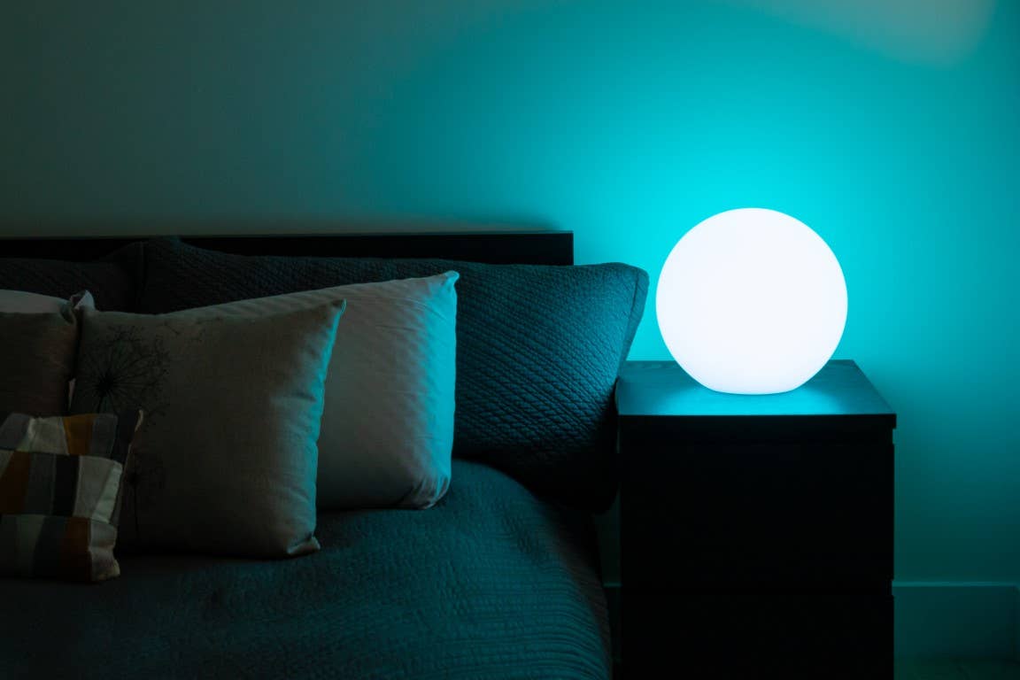 GLOW Portable LED Harvest Moon Outdoor Lantern - 12"