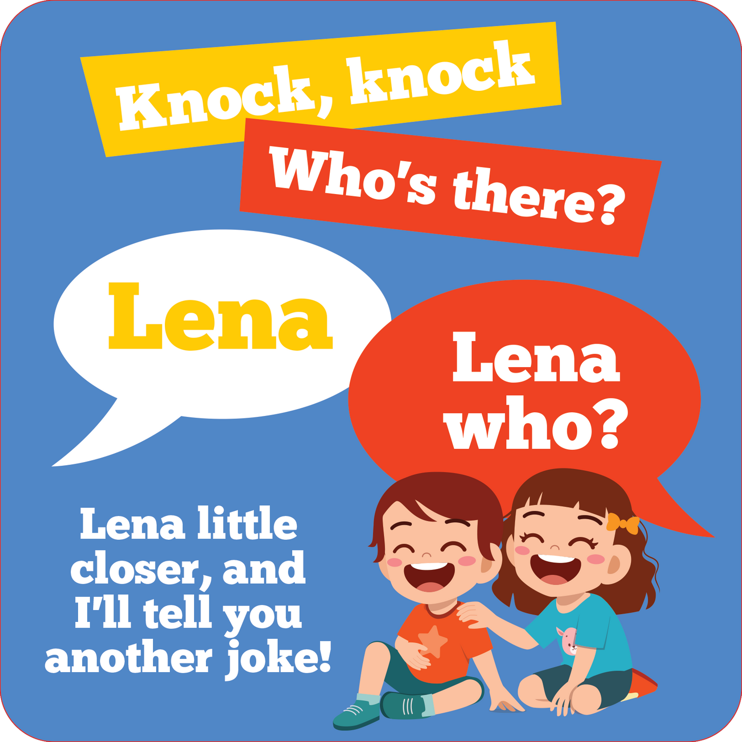 Knock Knock Jokes Lunch Box Notes (Set of 60 Cards)
