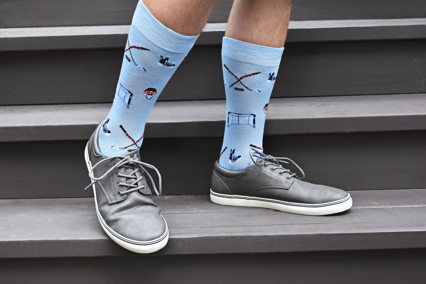 Hockey Lover Bamboo Men's Crew Socks