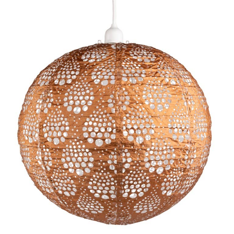 Stella Nova Outdoor Pendent Light - Dewdrop 18" Copper