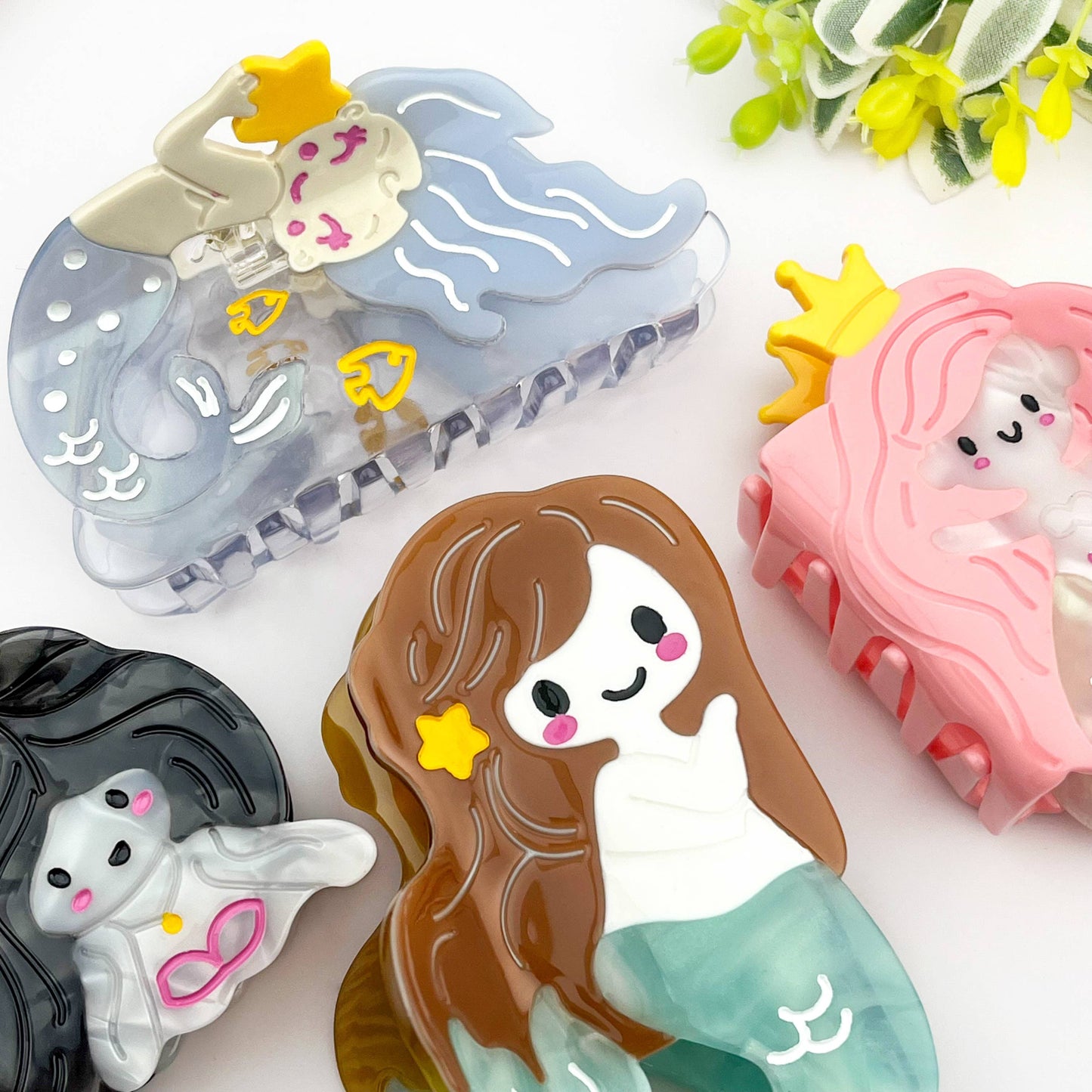 Mermaid Hair Claw Clip