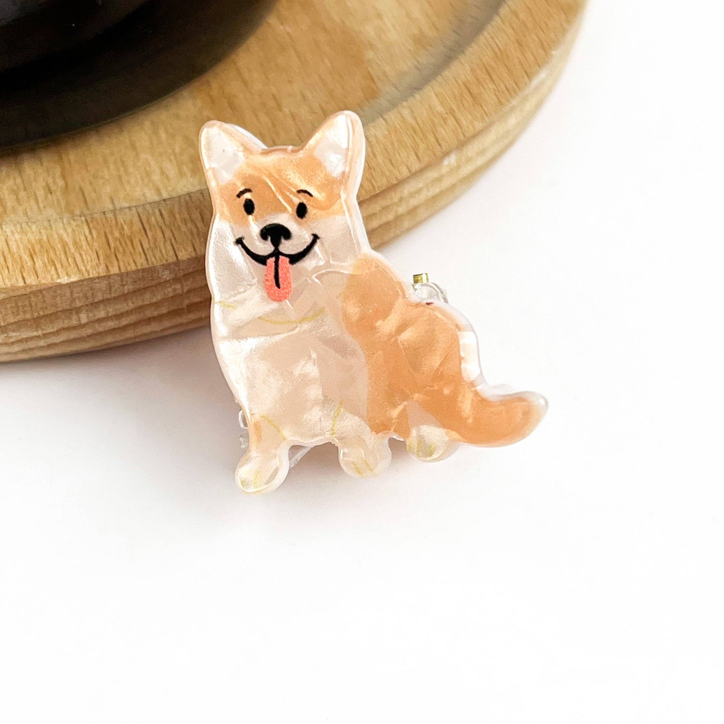 Mini Dog Series Hair Claw Clip