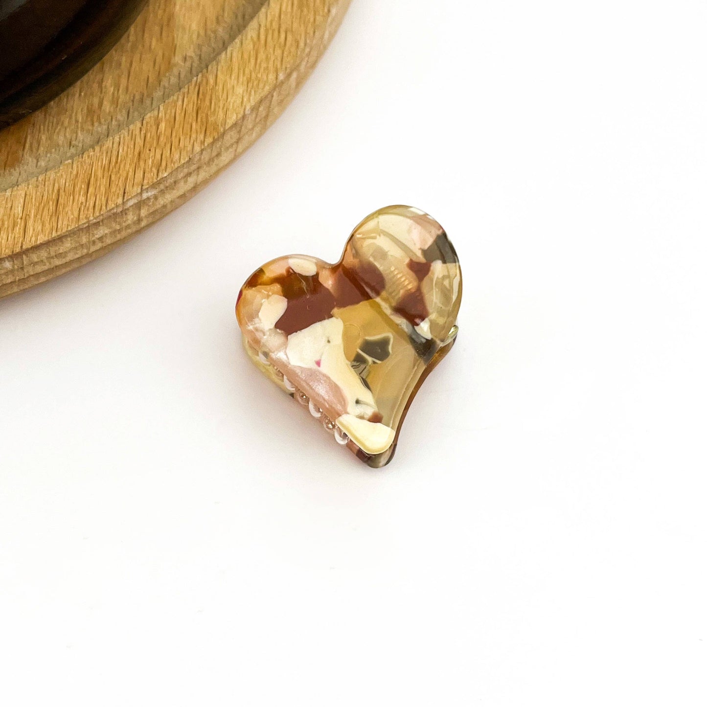 Mini Heart Hair Claw Clip, Valentine's Day Accessory