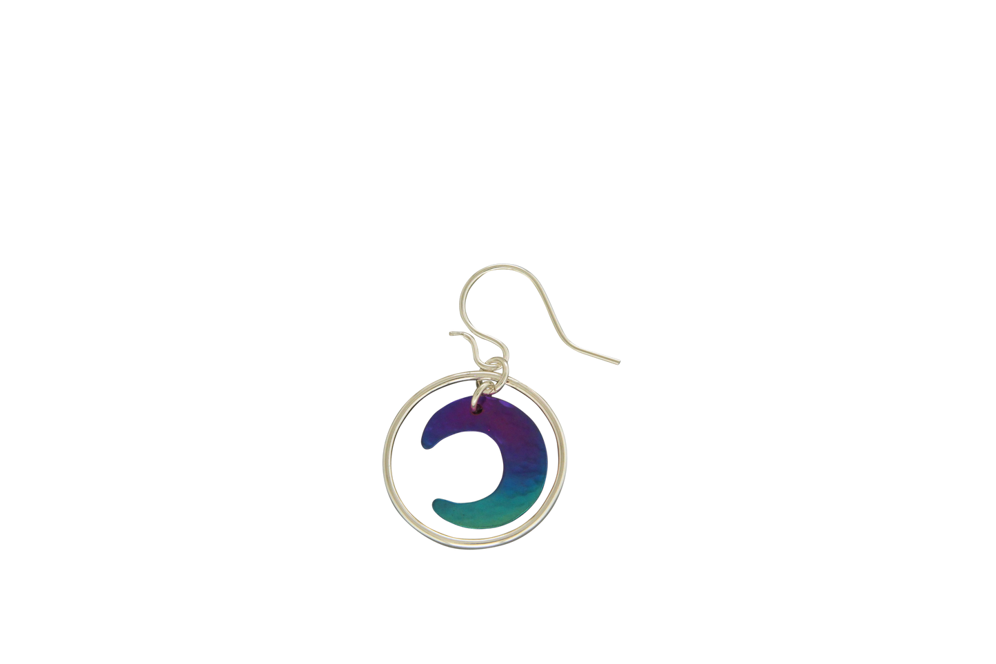 Floating Moon Earring