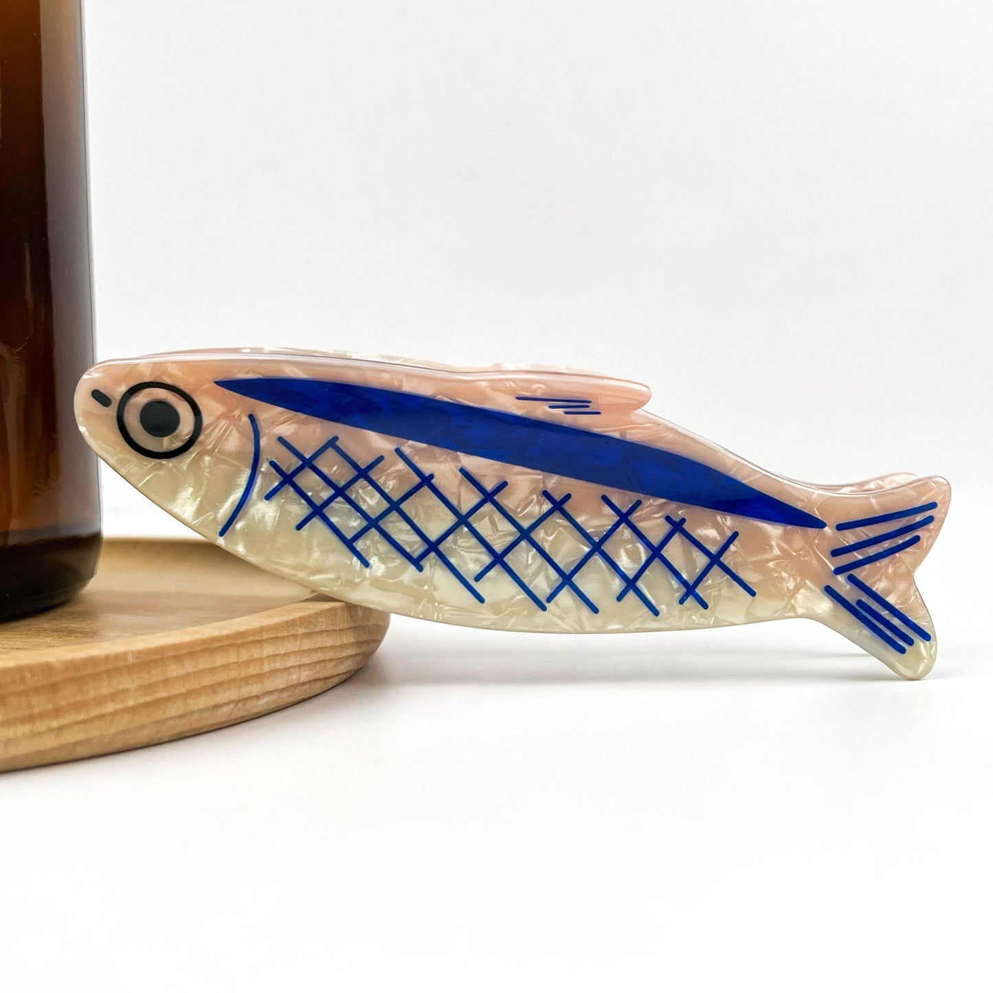 Sardine-Shaped Hair Claw Clip