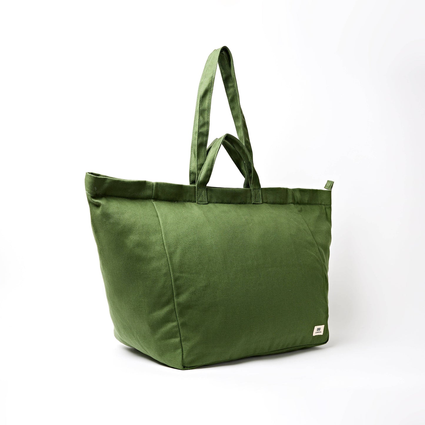 Marylebone Tote Bag in Artichoke Cotton Canvas