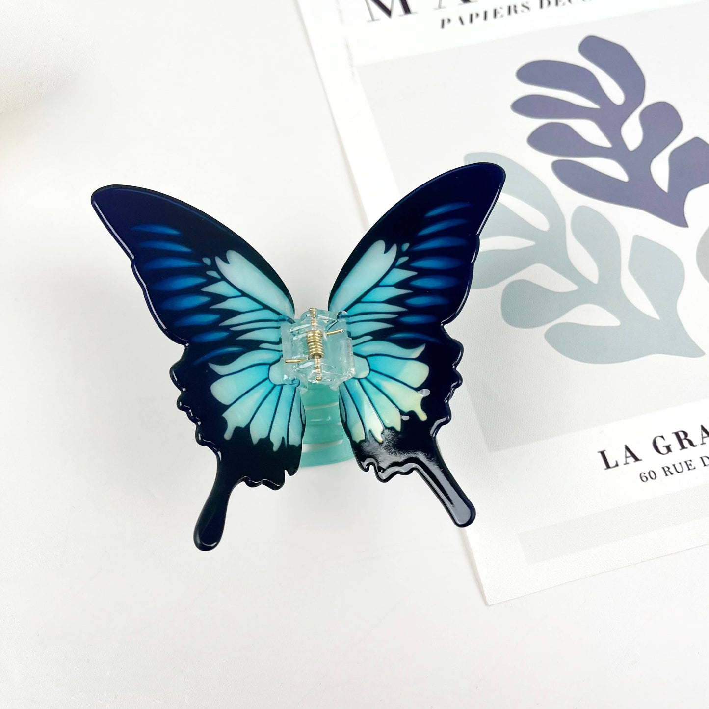 Acetate Large Butterfly Hair Clip