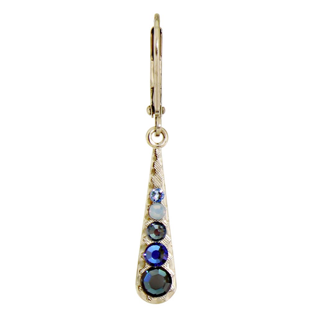 Multi Crystal Teardrop Earring