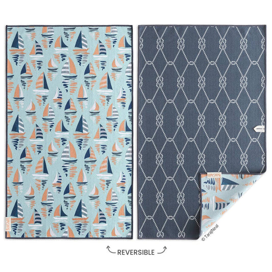 Gone Sailing Microfiber Kitchen Towel