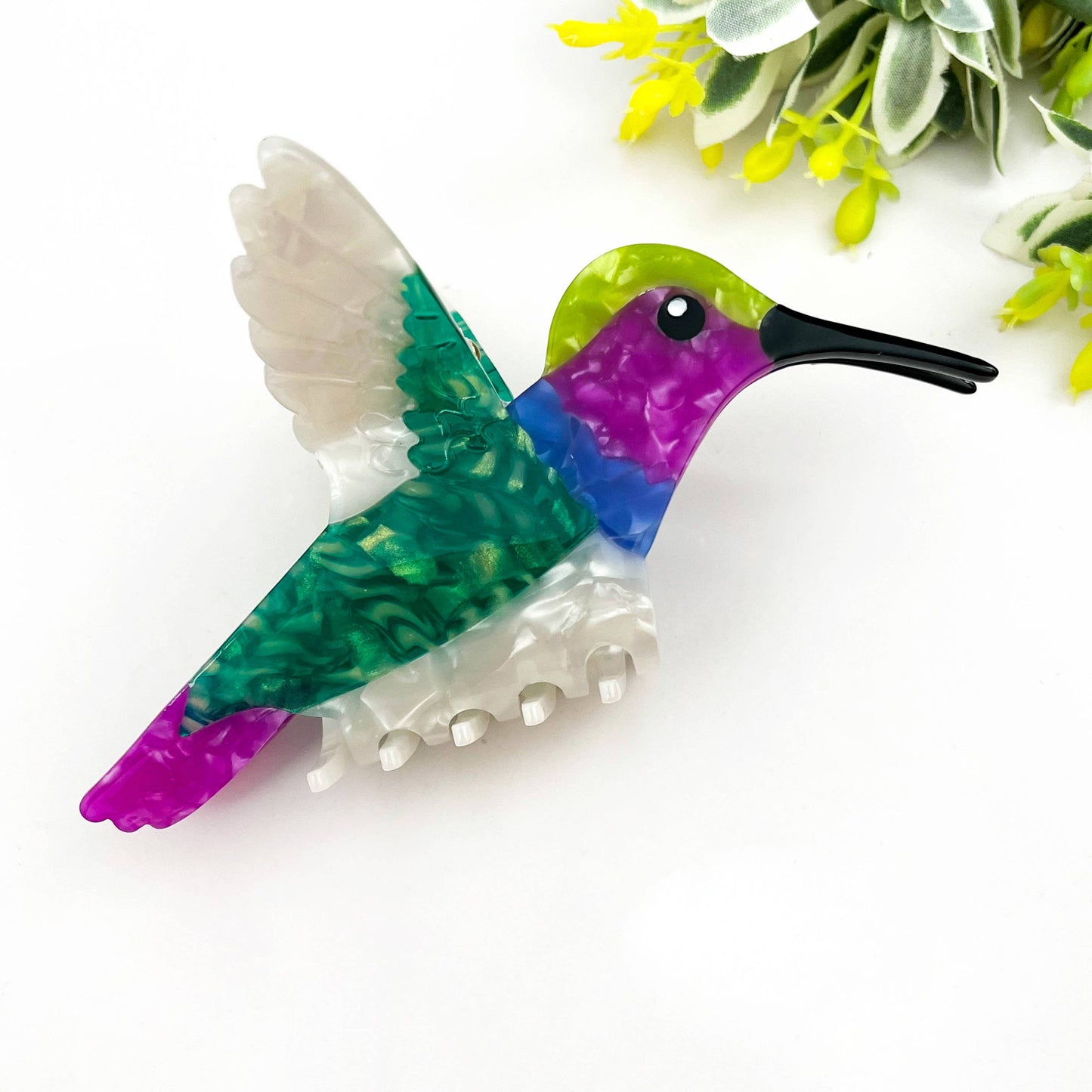 Hummingbird Hair Claw Bird Hair Clip