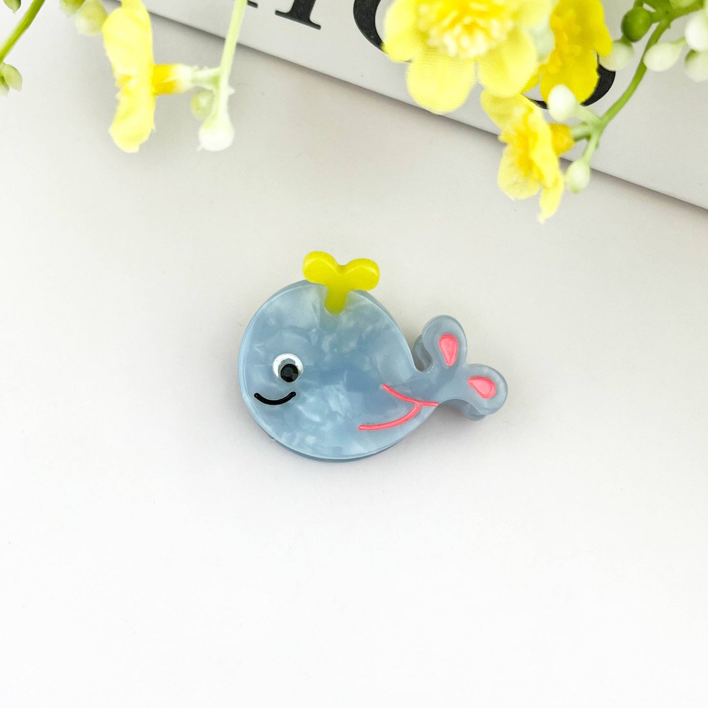 Ocean Fish/Whale Mini Claw Hair Clip